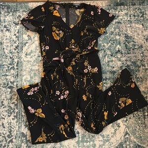 Modcloth floral jumpsuit